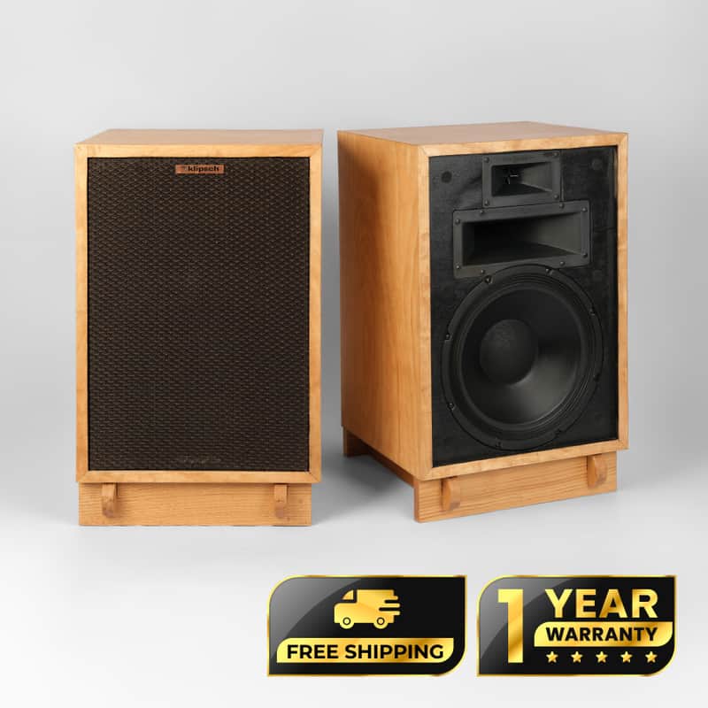 KLIPSCH HERESY II Vintage Speakers - Professionally Restored, Unbeatable Sound