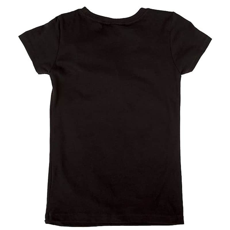 Fender Girls' Anime Rocker T-Shirt, Black, S (6yr) 2016 image 1
