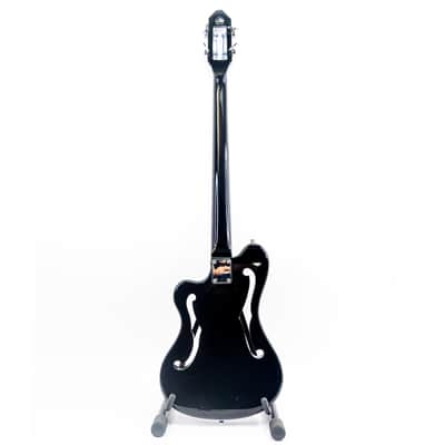 Eastwood MRG Series EUB-1 Fretless Electric Bass with Case – Black image 12