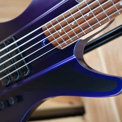 Dingwall D-Roc Standard 5-String - Matte Blue to Purple Colorshift image 5