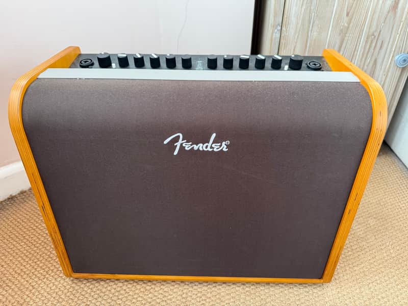 Fender Acoustic 100 2-Channel 100-Watt 1x8" Acoustic Guitar Amp 2017 - Present - Natural Blonde image 1