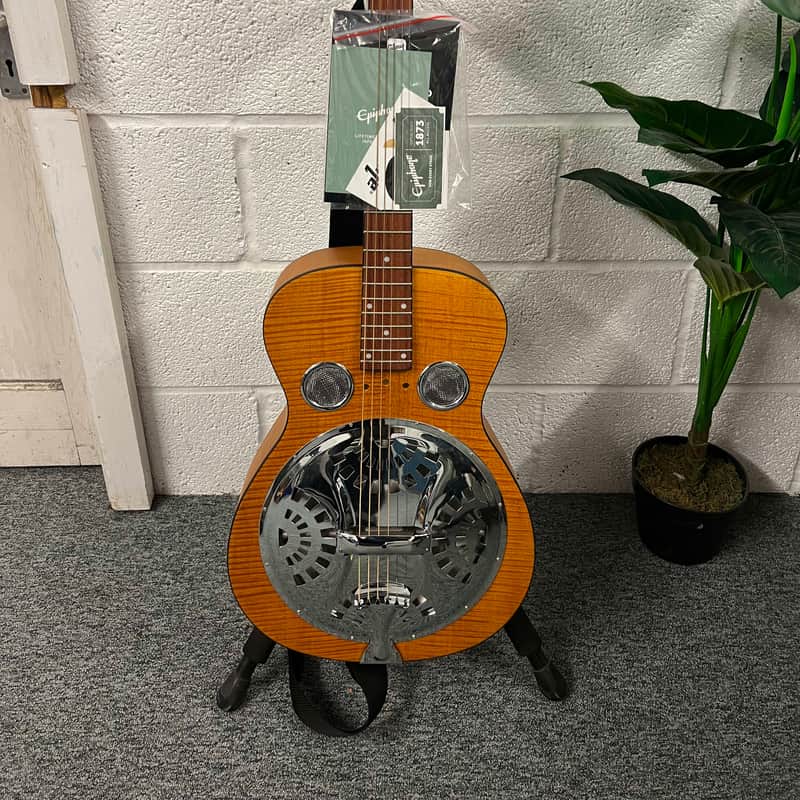 2010s Dobro Hound Dog Deluxe Roundneck w/ Fishman Pickup Vinta…
