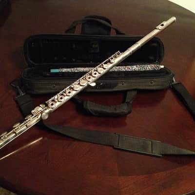Yamaha YFL-481H Intermediate Flute B Foot image 1
