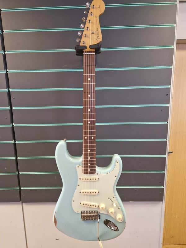 ▪️60s BURNETTS ビンテージ スウィングトップ アノラック 水色 Fender Vintera 60s Stratocaster Road Worn Daphne Blue Limited