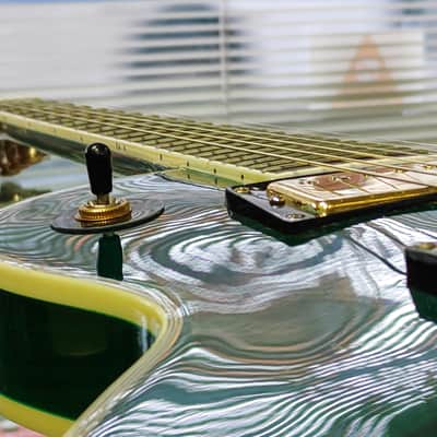 Gibson Les Paul Custom in Translucent Green w/ Bigsby, Gold Hardware & Original Case image 18