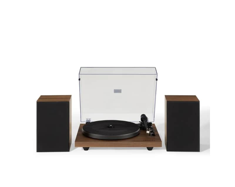 Crosley C62C 2 Speed Bluetooth Turntable Record Player with Built-in Speakers, Walnut-NEW image 1