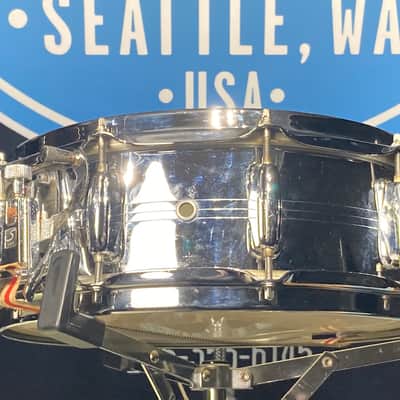 Slingerland - 5x14" No. 192 TDR Model 10-Lug Snare Drum - Chrome Over Brass image 13