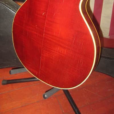 1968 Ovation Model 1232 Tornado Hollowbody Electric Cherry Red image 5