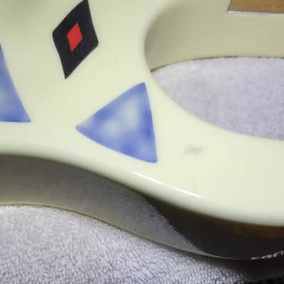 Kramer Nightswan 1989 Aztec graphic guitar Vintage Original Floyd Knapp USA F serial WOW image 20