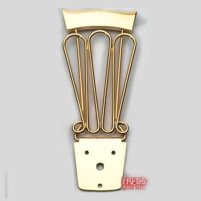Vintage Gold Byrdland style Tailpiece for archtop image 2