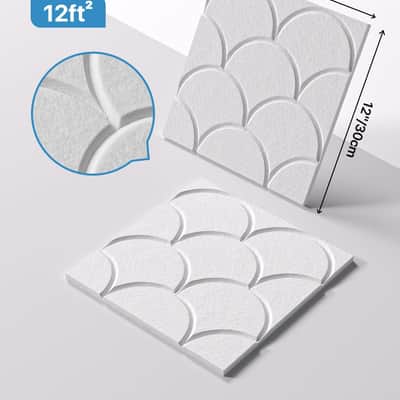 Large Cork Boards for Walls, 47"x35" Bulletin Board Self-Adhesive, 12-Pack Shell Felt Wall Tiles, Cork Boards for Wall, Office Decor, Felt Board Alternative Pin Board image 2