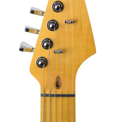 Used Partscaster S-Style Electric Guitar Gloss Black w/Bare Knuckle Humbucker & High End Parts #NSN image 5