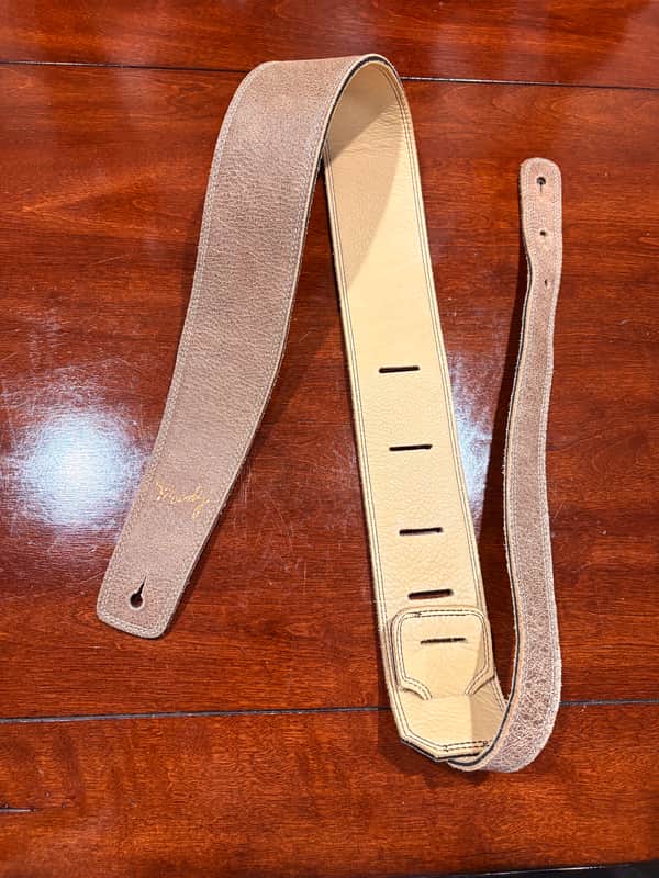 Moody Guitar Strap - Light Brown image 1