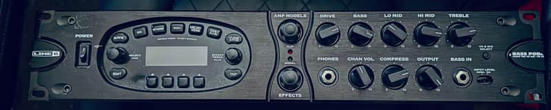 Line 6 Bass POD xt Pro Rackmount Multi-Effect and Amp Modeler 2003 - 2008 - Black image 1