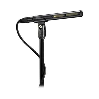 Audio-Technica AT875R Line + Gradient Short Shotgun Condenser Microphone, Black image 6
