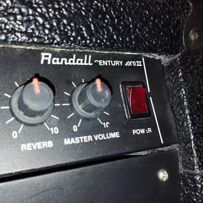 Immagine SERVICED Randall Century 3000 II combo of Century 200 II Head w/ Jaguar RES-80 and FS-9 Footswitch – Rare Dimebag/Pantera/White Zombie amp amplifier - 2