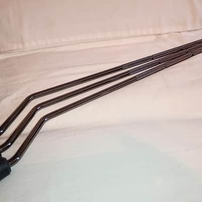 UNMARKED LONG LENGTH (24.5") FLOOR TOM LEGS SET - BLACK NICKEL FINISH -FREE SHIP TO C-USA! image 5