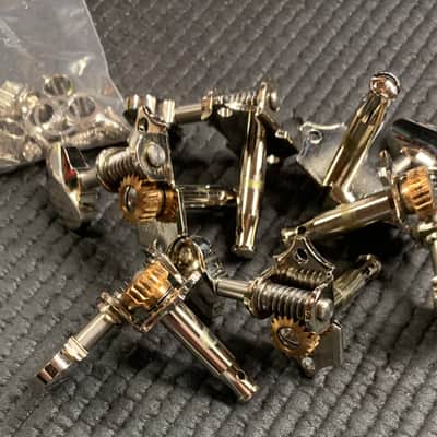 2024 Walverly High Ratio (18:1) 3x3 Nickel Butterbean Tuners Tuning Machines Pegs Heads image 9