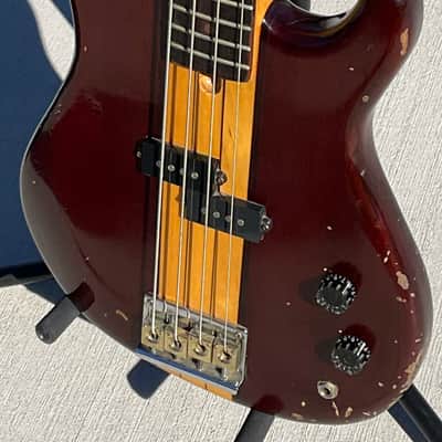 Robertson P Bass Neck-thru Japan Brass Nut 1970s MIJ image 3