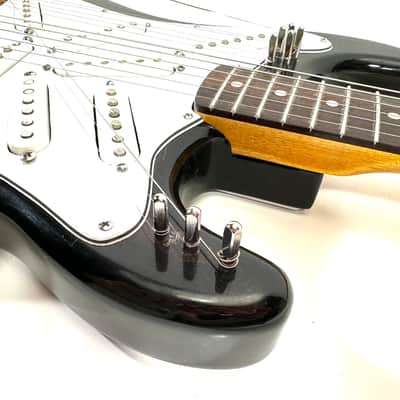 Awesomesauceguitars weirdo 14 string drone guitar with 8 pickups strat partscaster experimental noise guitar The Hot Mess 2025 - Sunburst image 9