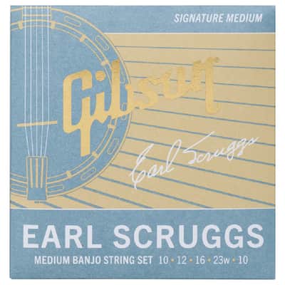 Gibson Earl Scruggs Banjo String Set Signature Medium Gauge image 1