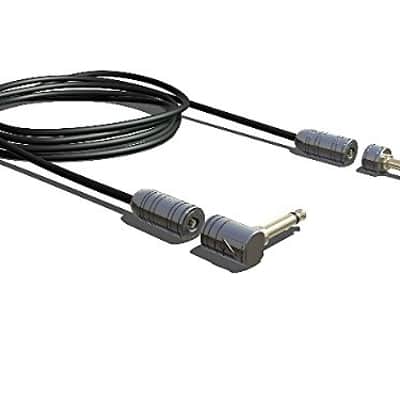 ZZYZX Snap Jack 15' Straight to Right Angle Guitar Cable image 3