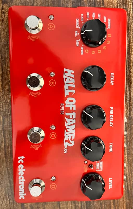 TC Electronic Hall of Fame 2 X4 Reverb 2019 - Present - Red image 1