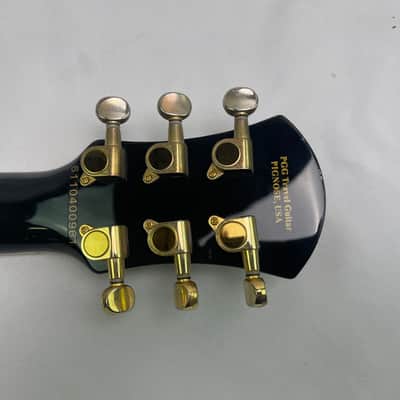 Pignose PGG-259-BK Basswood Body Bolt-On Maple Neck Mini/Travel Built-In Amp 6-String Electric Guitar w/Gig Bag image 6