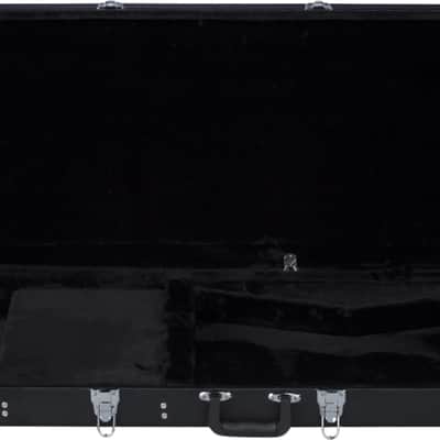 Dean Deluxe Razorback Wood Electric Guitar Hard Case, Black imagen 2