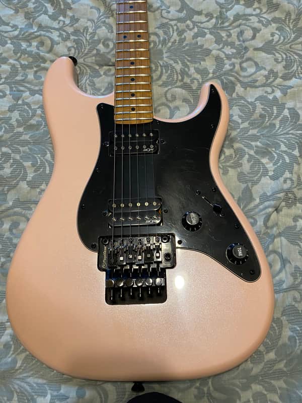 Squier Contemporary Stratocaster HH FR Roasted 2021 - Present - Shell Pink Pearl image 1