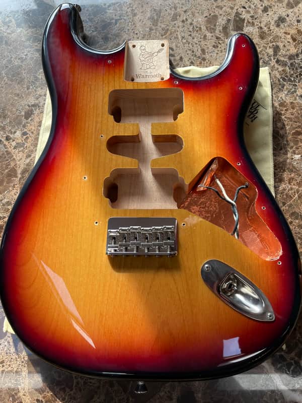 Warmoth Stratocaster Hardtail Body 2010's - Three color sunburst image 1