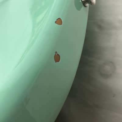 Squier Tom DeLonge Signature Stratocaster Strat Electric Guitar - Surfboard Green image 21