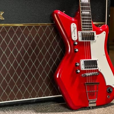 Rare Early Eastwood Airline '59 2PT – Pre-License Model w/ Eastwood Headstock image 3
