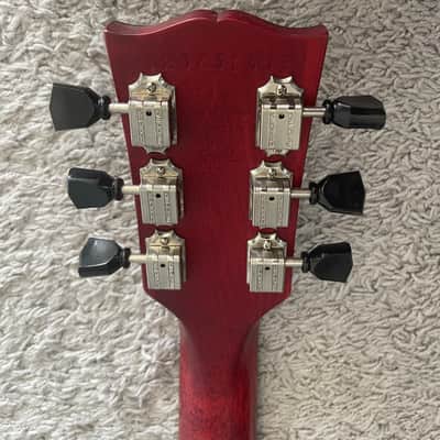 Gibson USA LPJ Les Paul 2013 HH Cherry Satin Red Electric Guitar + Gig Bag image 6