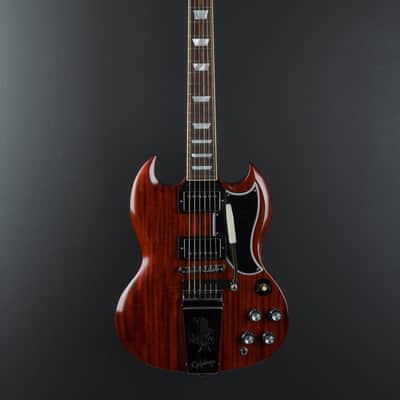 Epiphone "Inspired by Gibson Custom" 1964 SG Standard Reissue w/Maestro Vibrola - Cherry Red image 3