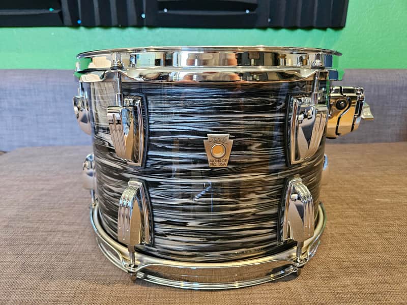 Ludwig Classic Maple Tom 12x8 2025 - Vintage Black Oyster image 1