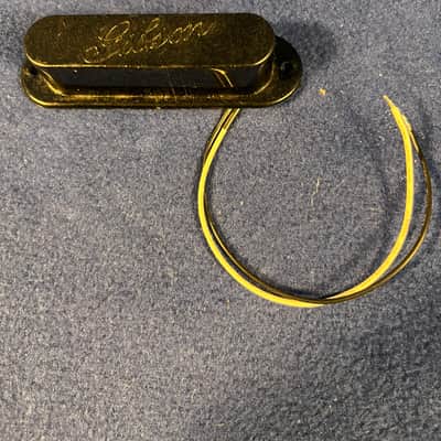 Gibson Single coil pick up w/script logo 1970’s - Black image 1