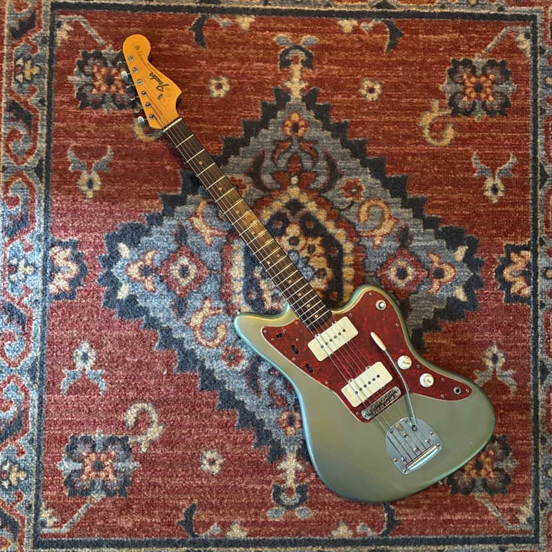 Fender Jazzmaster 1965 - Refinished Sherwood green - Good