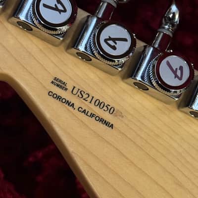 Fender Custom American Deluxe Stratocaster Olympic White Maple UPGRADES G&G USA Strat Professional II image 14
