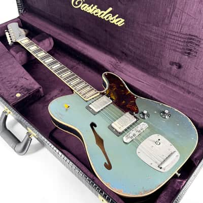 2024 Castedosa Marianna Semi-Hollow Masterbuilt Relic - Aged Lake Placid Blue image 1