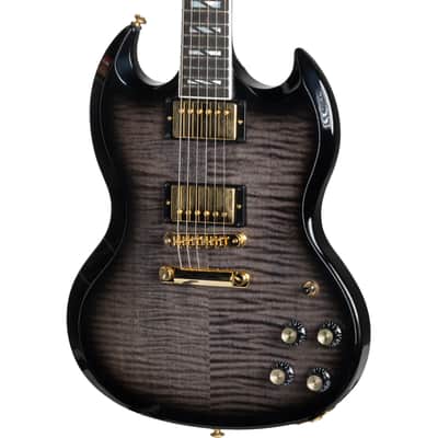 Gibson SG Supreme Electric Guitar - Translucent Ebony Burst image 1