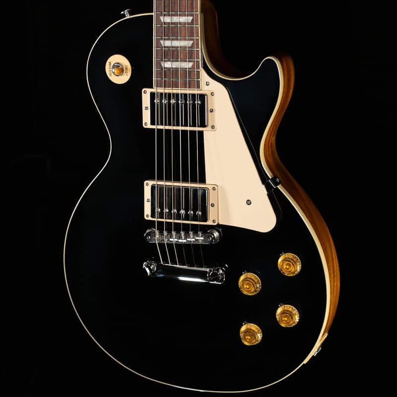 Gibson Les Paul Standard 50s Plain Top Ebony Top (017) image 1