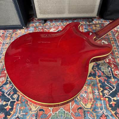 Yamaha SA700 Semi Hollowbody ES335 Type 1981 Persimmon Red image 4