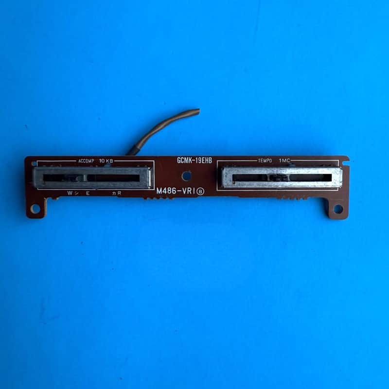CASIO MT-100 Vintage Keyboard Part: Tempo Accomp Slider Pot PCB [M486-VR1B] image 1