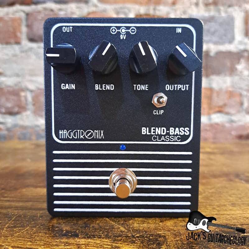 Haggtronix Blend-Bass Classic Overdrive *USED* (2020s - Black Texture) image 1