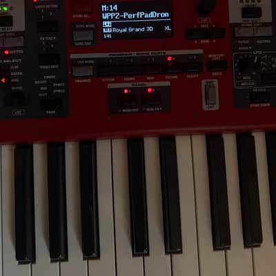 Nord Stage 3 HP76 Hammer Action Portable 76-Key Digital Piano 2017 - Present - Red image 4