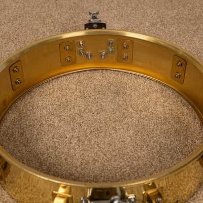 Yamaha 3.5x14 SD493 Brass Piccolo Snare Drum image 11