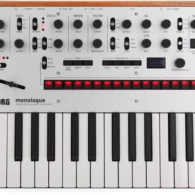 Korg monologue Analog Synthesizer - Silver (MonologueSVd2) image 1