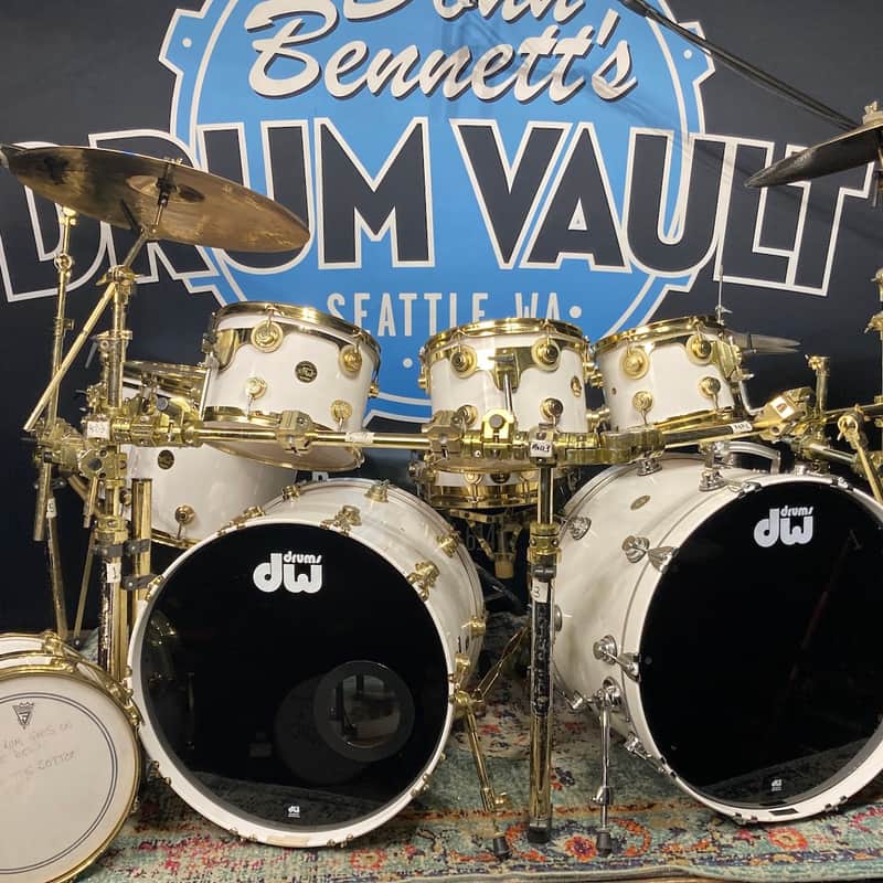 1988 DW Zak Starkey’s THE WHO, 8-Piece Tour Set with Rack and …