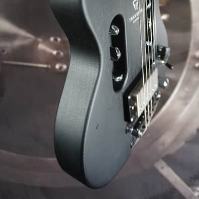 Traveler Guitar EG-1 MOD-X Travel Electric Guitar Satin Black w/ Gig Bag image 7